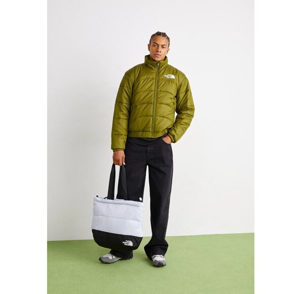 NEW The North Face Nuptse Puffer Dusty Periwinkle / Black Tote Shoulder Bag - Picture 13 of 13